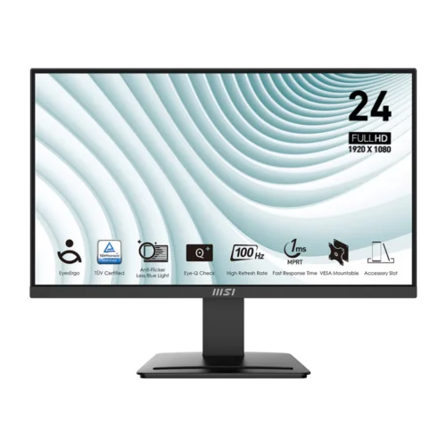 Ecran PC - MSI - 23,8'' - FHD - 100Hz - Dalle VA - 1 ms - PRO
