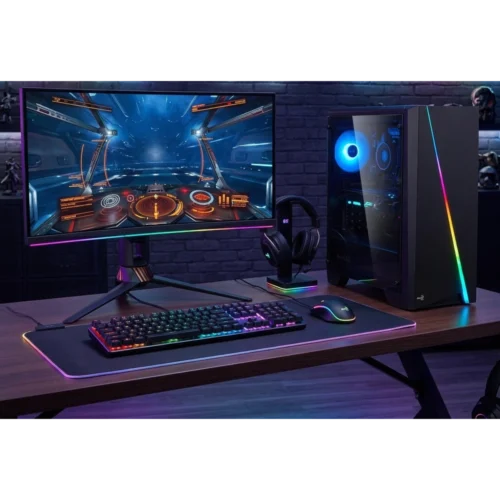 PC GAMER | AMD Ryzen 5 2600 6x3.4Ghz | 16Go DDR4 | GTX 1660 6Go | 128 Go SSD + 500 Go HDD